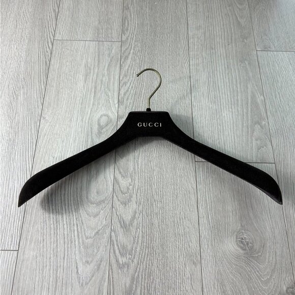 GUCCI Brown Velvet Non-Slip Authentic Jacket Coat Blazer Sport Coat Hanger ITALY - Picture 1 of 4